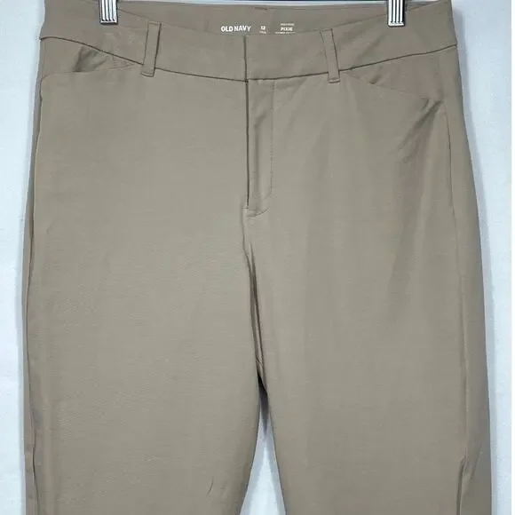 Old Navy High Rise Pixie Secret Smooth Pockets Skinny Pants Size 12 Tall Long - Picture 2 of 9